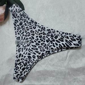 SHEIN LEOPARD PRINT BIKINI BOTTOM S